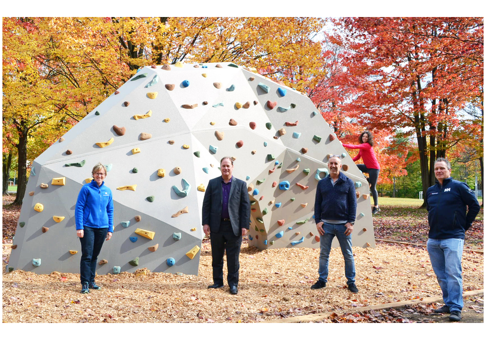 Nouveau module d’escalade au parc Lorraine